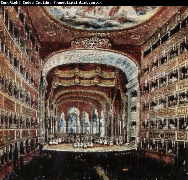 leigh hunt the interior of the teatro san carlo in naples where several of rossini s operas were fist performed